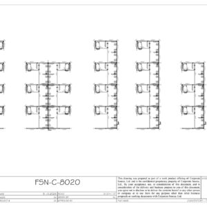 Gallery Used 6'x6' Drop-Down Panel Cubicle in Grey with Mobile Storage (Priced Per Seat)