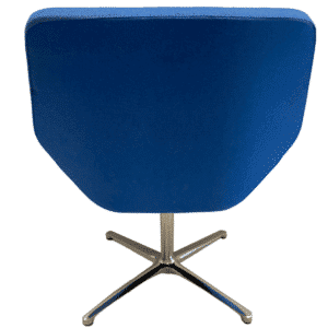 Gallery Keilhauer Cahoots Series Swivel Lounge Chair In Blue