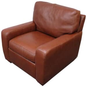 American Leather Cherry Club Chair