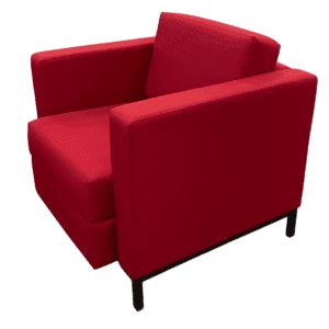 Gallery Global Red Upholstered Club Chair
