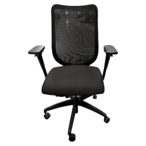 Hon Black Upholstered Mesh Back Task Chair