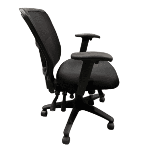 Gallery Black Mesh Back Task Chair W/ Ratchet Back