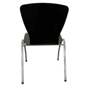 Gallery Kimball Bingo Series Black Guest Chair W/ Chrome Frame