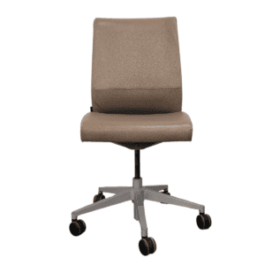 Steelcase Think Series Armless Task Chair W/ Tan Pattern Vinyl