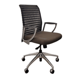 Allseating Zip Mesh- Back Conference Chair W/ Chrome Base