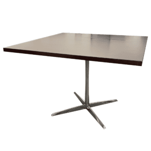 42"W Mahogany Conference Table with chrome base
