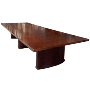 14’W Mahogany Veneer Conference Table