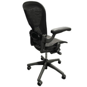Gallery Used Herman Miller Aeron B Two Function Task Chair In Black