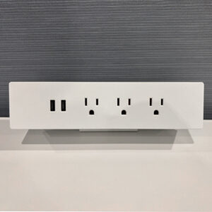 Gallery Used 70" W Haworth Sit-Stand Desk W/ Power and Privacy Panel - Grey / White