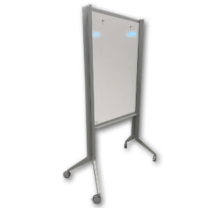 Used 33"W Haworth Planes Mobile Double-Sided Whiteboard