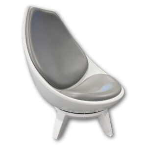Used KI Sway Lounge Chair – Grey Upholstery