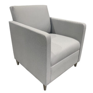 Used Light Grey Lounge Chairs Comfortable lounge seating designed for reception areas, waiting rooms, and collaborative spaces. Upholstered in a neutral light gray fabric that pairs easily with a wide range of interiors. Fully upholstered seat and back Supportive armrests for relaxed seating Compact footprint suitable for reception and lounge areas Neutral light gray upholstery for easy coordination Dimensions: 26"W x 27"D x 33"H Ideal for Reception areas, waiting rooms, private offices, and collaborative workspaces.