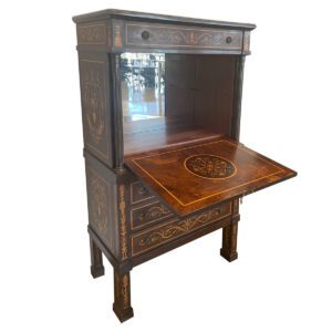 Gallery Used Antique Wood Dresser W/ Interior Mirror