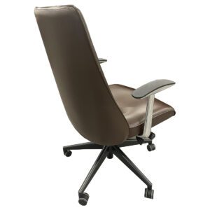 Gallery Used HBF Dove Leather Conference Chair in Brown