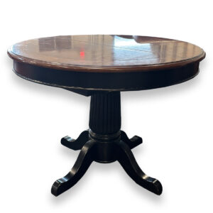 Used 44"W Round Traditional Meeting Table – Espresso Finish