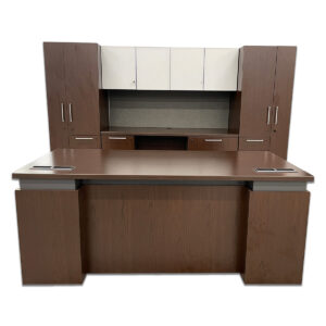 Gallery Used National Executive Height Adjustable Desk Set