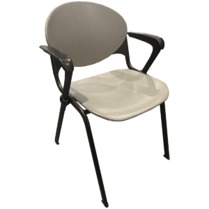 National Grey Cinch Stacking Chair in Grey