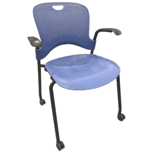 Haworth Caper Series Guest Chair W/ Arms & Casters