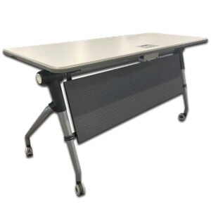 Gallery Used 60"W Flip-Top Training Table With Power 
