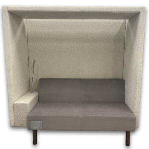 Gallery Used 66" W Kimball Upholstered Privacy Booth Seating