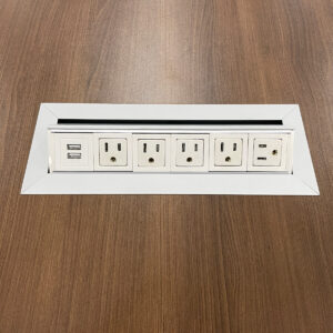 Gallery Used 17.5' W Group LaCasse Knife Edge Rectangular Conference Table - Modern Walnut