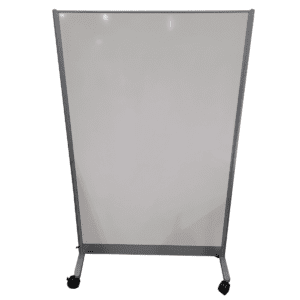 42"W x 60"H Mobile Whiteboard On Casters