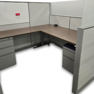 Gallery Used 6'x6' Herman Miller Canvas 6x6 Cubicle Workstation W/ Height Adjustable Desk (Priced Per Seat) 
