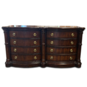 Gallery Used 75" W Traditional 8-Drawer Dark Brown Dresser
