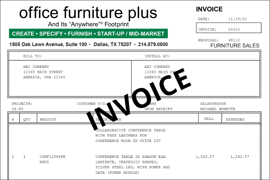 invoice