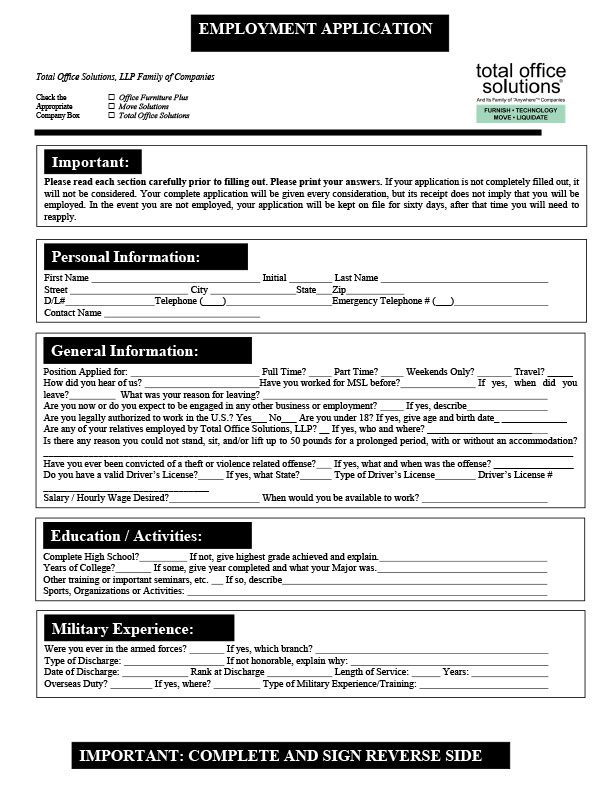PDF form